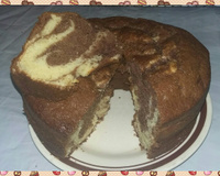 Bolo mármore fofinho