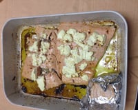 Risoto de limão siciliano com filé de salmão