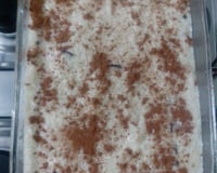 Arroz doce com leite condensado e coco