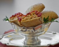 Pastel de frango assado