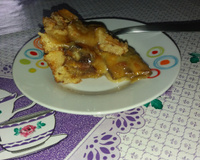 Bolo de banana da terra frita