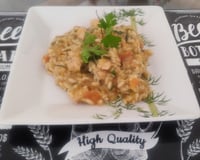 Risoto de frango