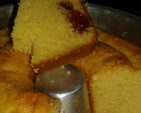 Bolo de fubá de liquidificador super fofo