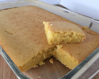Bolo de milho com coco