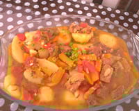 Carne de panela com legumes