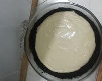 Torta de maracujá com chocolate e negresco