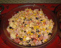 Salada de pão de forma