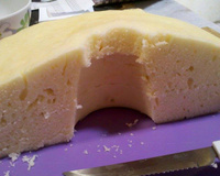 Bolo branco de micro-ondas