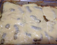 Escondidinho de salmão com queijo