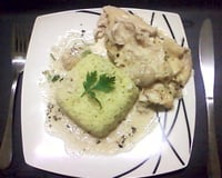 Filé de frango ao vinho branco