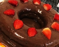 Bolo de chocolate de liquidificador