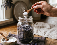 Misturar lavanda seca com bicarbonato de sódio. Para que serve e por que é recomendado?