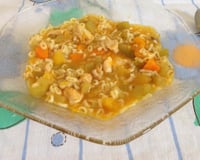 Sopa de legumes com carne