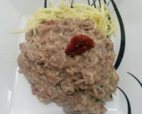 Risoto de filé mignon com vinho tinto