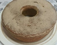 Bolo de banana com canela