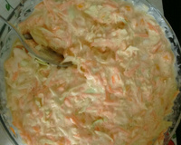 Salada de repolho com manga