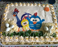 Bolo salgado de frango