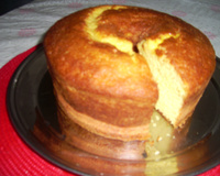 Massa de pão de ló com laranja