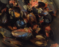 Caçarola de mexilhões