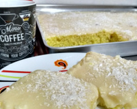 Bolo de milho com leite condensado