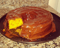 Bolo rico de cenoura