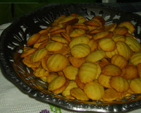 Biscoito amanteigado de laranja