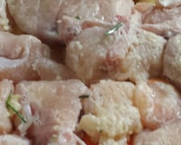 Pintado ao forno com legumes