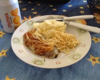 Filé de frango à parmegiana