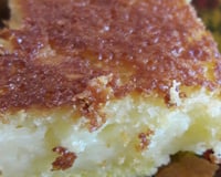 Bolo de fubá com creme