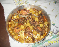 Frango com batata doce