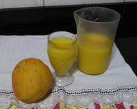 Suco de casca de manga