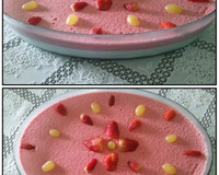 Maria-mole com creme de morango