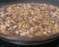 Pavê de nozes e bombom