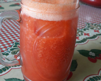 Suco de acerola com morango