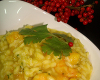 Risoto de camarão do Rappanui Gastronomia