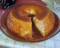 Pudim mineiro de queijo