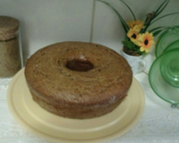 Bolo de banana com aveia