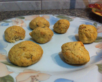 Bolinho de batata doce com frango
