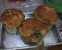 Panetone de máquina de pão