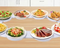 Essa bandeja giratória acaba com a bagunça na hora de servir as refeições na mesa e está com 57% de desconto