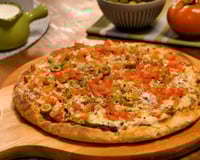 Massa de pizza com iogurte