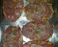 Pizza de pão francês