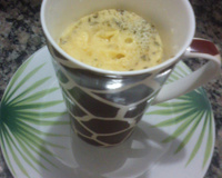 Bolo de caneca salgado