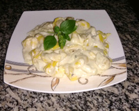Capeletti ao molho branco de gorgonzola