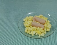 Ovos mexidos de café da manhã