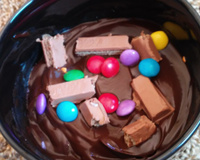 Bolo de caneca com danete