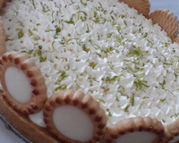 Torta de limão com chocolate branco