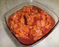 Doce de caju com calda