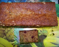 Bolo de banana e amaranto sem glúten