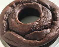 Bolo integral de chocolate e banana